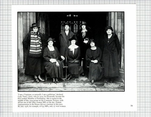 Lady Nancy Astor 1924 /  House of Commons  1974    - Clipping / Print