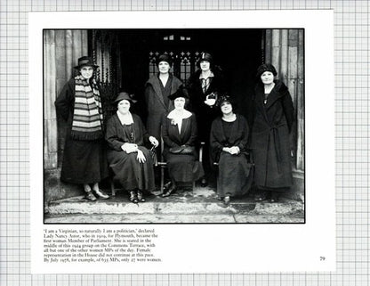 Lady Nancy Astor 1924 /  House of Commons  1974    - Clipping / Print