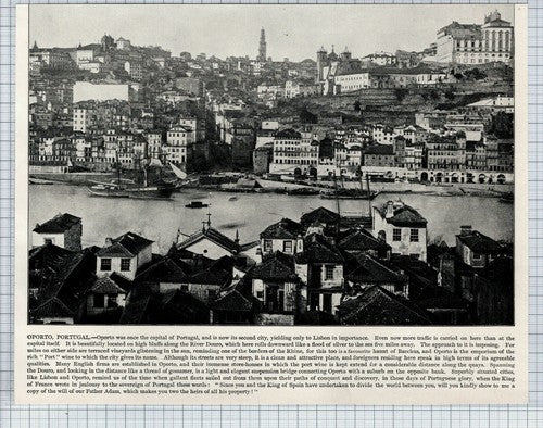 (5855) Oporto Portugal - c.1900 Clip