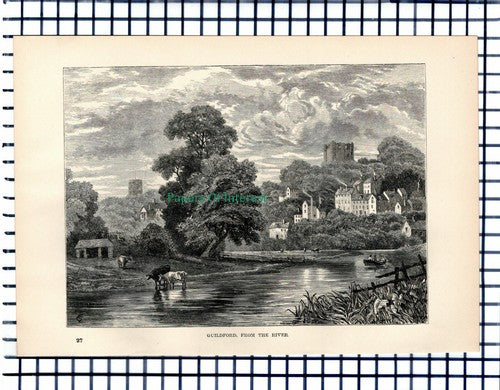 (6460) Guildford   - 1895  Print