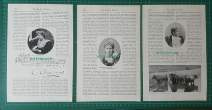 Lady Song Writers Maude White Lehmann Allitsen Auguste Holmes - c.1900 Article