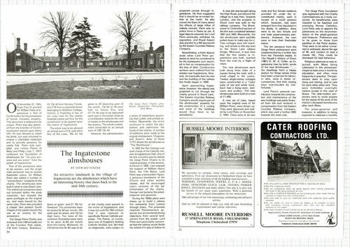 (5978) The Ingatestone Almshouses Essex  - c.1983 Article