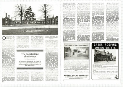 (5978) The Ingatestone Almshouses Essex  - c.1983 Article