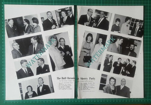 Hull Chronicle Sherry Party Larke Innes Bermitz Gant - 1966 Article