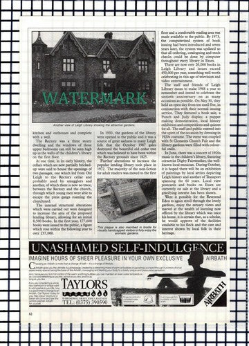(8353) Leigh Essex Library  - 1988 Article