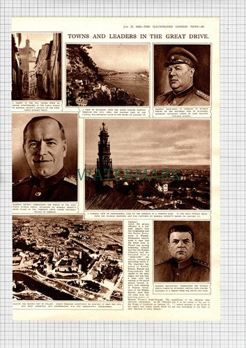 The Russian Offensive World War 2 WW2 Russia - 1945 Article
