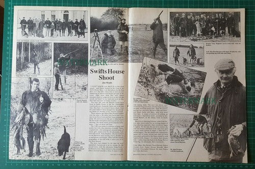 X1868) SWIFTS HOUSE Shoot David Barnett Dr Alan Preston   -  1985 Article