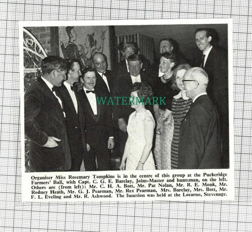 C2099) Puckridge Farmers Ball Rosemary Tompkins Barclay Bott Pearman - 1969 Clip