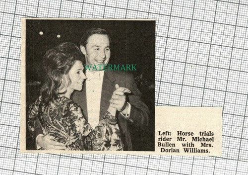 C1731) Mr Michael Bullen Horse Trials Rider  & Mrs Dorian Williams - 1972 Clip