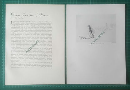 George Templar of Stover Foxhunter Hunting - c.1930s Article / Print
