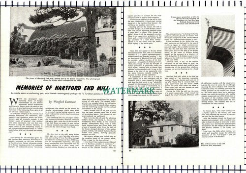 (7127) Hartford End Mill Essex - 1964 Article