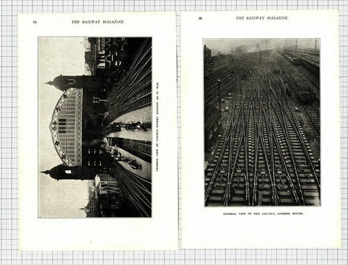 Cannon Street Railway Bridge New Track Layout -  c.1925 Article