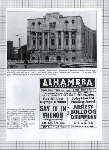 BARNSLEY Yorkshire  - Alhambra Cinema / Shopping Mall / Doncaster Rd - Clipping