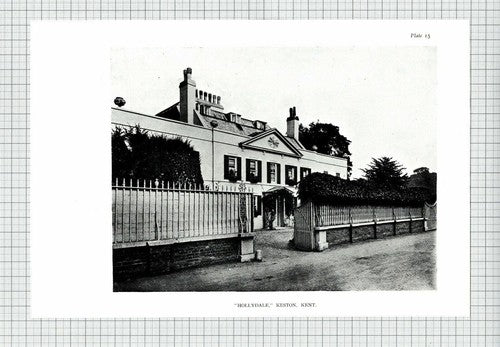 (6528) Hollydale Keston / Garrick Villa Hampton Thames D/Sided Book Print 1980s