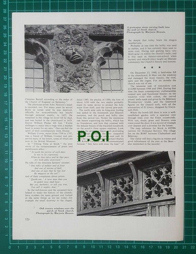 Stock Essex Church Land Mine  Marjorie Hennis - 1966 Article