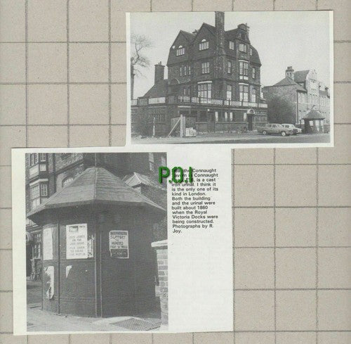 (5566) Connaught Tavern E16 & Iron Urinal     - 1973 Clip