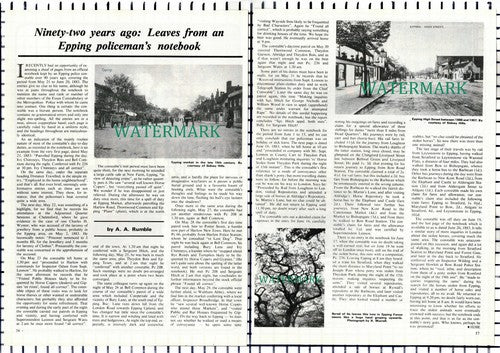 (8323) Epping Essex Police  - 1975 Article