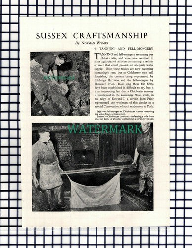 (8170) Chichester Fell Monger Tanners  - 1950 Cutting