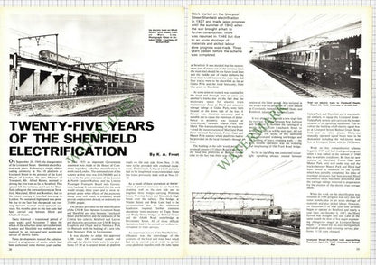 The Shenfield Electrification Railway Essex Liverpool Street -1975 Article