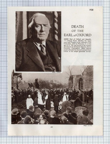 Earl of Oxford Funeral All Saints Church Sutton Courtney  - c.1935