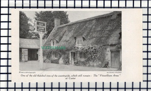 C6769) The Fitzwilliam Arms Castor   - 1909 Cutting