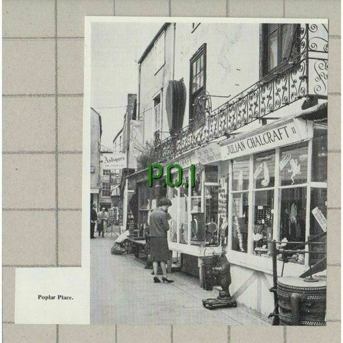 Julian Chalcraft Poplar Place The Lanes Brighton Sussex - 1966 Clipping