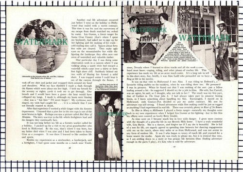 Rory Calhoun Actor - c.1955 Article / Print