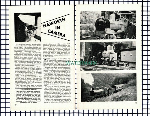 (7063) Haworth Sherlock Holmes Filming Billy Wilder Mytholmes - 1969 Article