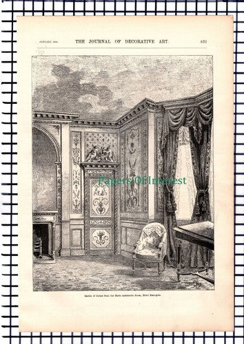 The Hotel Metropole London - 1886 Article
