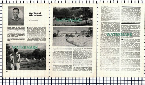 (8204) Kenneth Oldham Warden At Whitehough Camp School - c.1968 Article