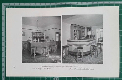Royal Oak Lozells Birmingham Fox & Dogs Little Sutton Drum & Monkey -1950s Clip