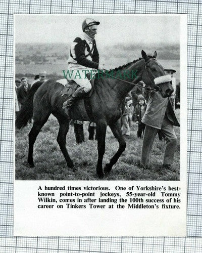 (C97)  Tommy Wilkin Jockey Tinkers Tower Middleton  -  1972 Clip