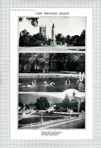 X1849) SOUTH AFRICA Port St Johns Golf  / Province Angles  1932 Cutting / Print