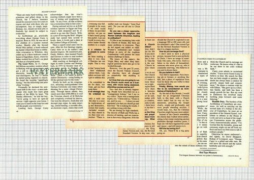 George Carey Archbishop Of Canterbury - 1991 Small Article / Print