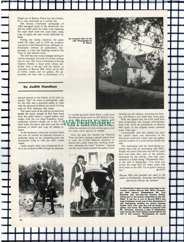 Bourne Mill Essex Tom Dimmick Duncan Kirkby  Andrew Dodds - 1976 Article / Print