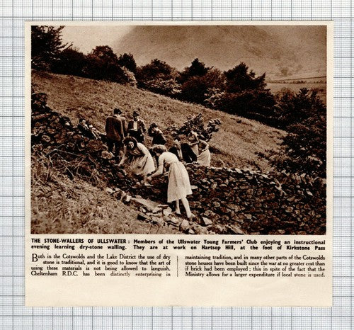 Ullswater Young Farmers Club Hartsop Hill Kirkstone Pass - 1950 Clipping