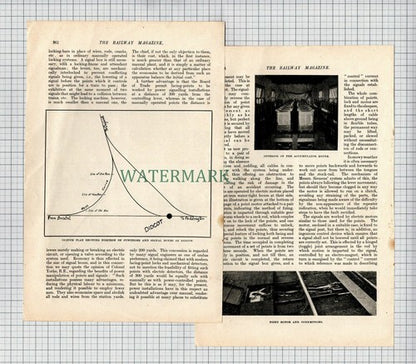 (7518) DIDCOT Great Western Railway Signal Box - 1905 Article