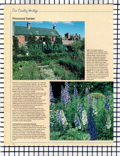 X1523) Priorwood Garden Bettina Lady Thomson   - 1986 Article