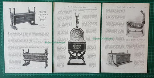 (6723) Royal Cradles Of The Past Jessie Wishart Brown -  c .1900 Article