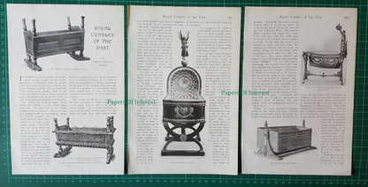 (6723) Royal Cradles Of The Past Jessie Wishart Brown -  c .1900 Article