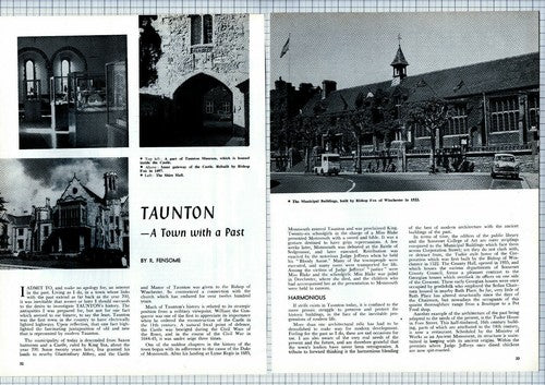 (6228) Taunton Somerset R Fensome - c.1968 Article