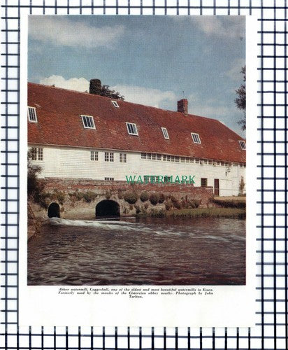 Abbey Watermill Coggeshall Essex - 1964 Cutting / Print