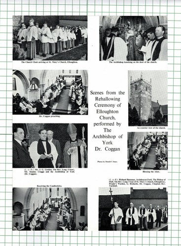 Elloughton Church Hull Dr Coggan Bateman Stanley Craggs Turnbull - 1966 Cutting