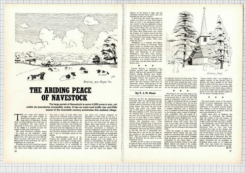 Navestock Essex  Navestock Hall   - 1972 Article
