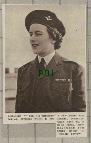 (C653) WRAF Beret Launch Air Ministry - 1949 Paper Cutting