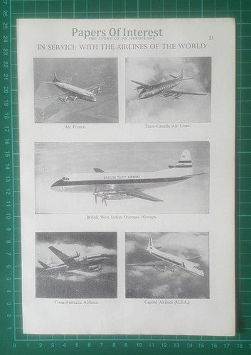 Vickers Viscount Aeroplane  - 1968 Article
