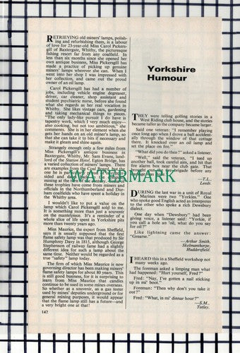 C7185) Miss Carol Pickersgill Baxtergate Whitby - 1969 Article