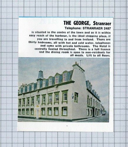 (5355) The George Hotel Stranraer Scotland  -  1976 Clip