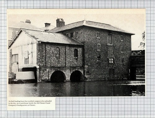 Chester Canal Company Warehouse Headquarters Chester   - 1976 Cutting