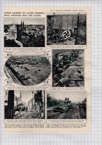 The Reichswald Offensive World War 2 Canadian First Army  - 1945 Article